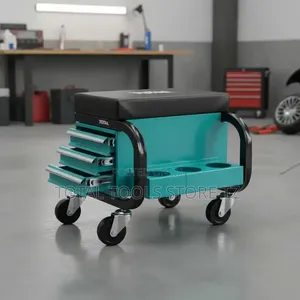 Total Car Creeper 5 Garage Seat With Drawers