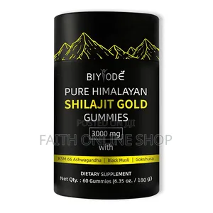 Biyodé Pure Himalayan Shilajit Gold Gummies 3000mg (60 Gummies)