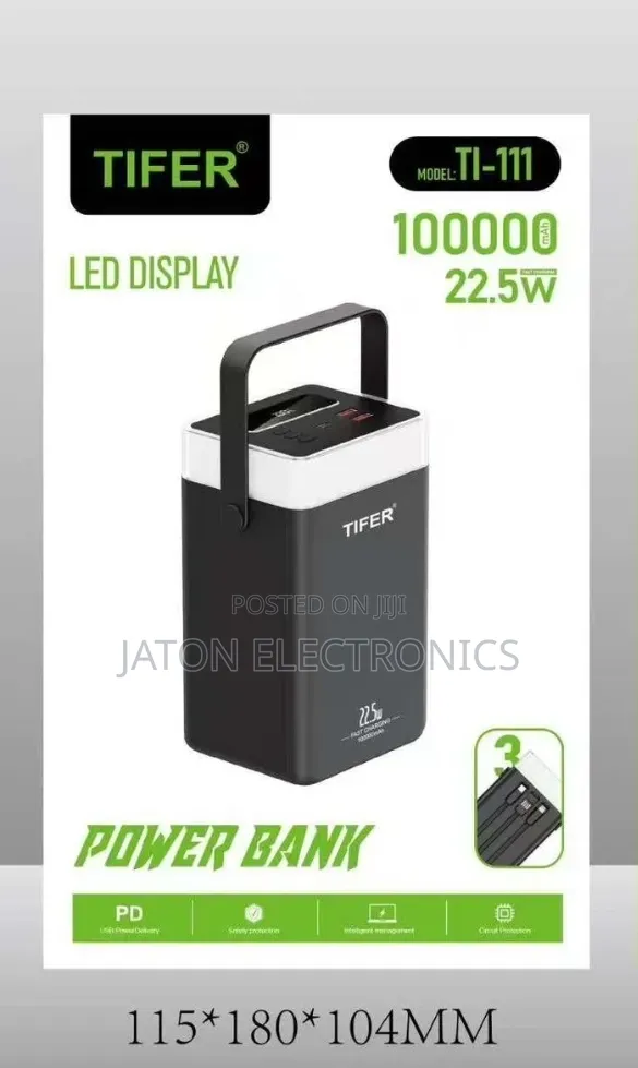 Tifer Power Bank 100000mah