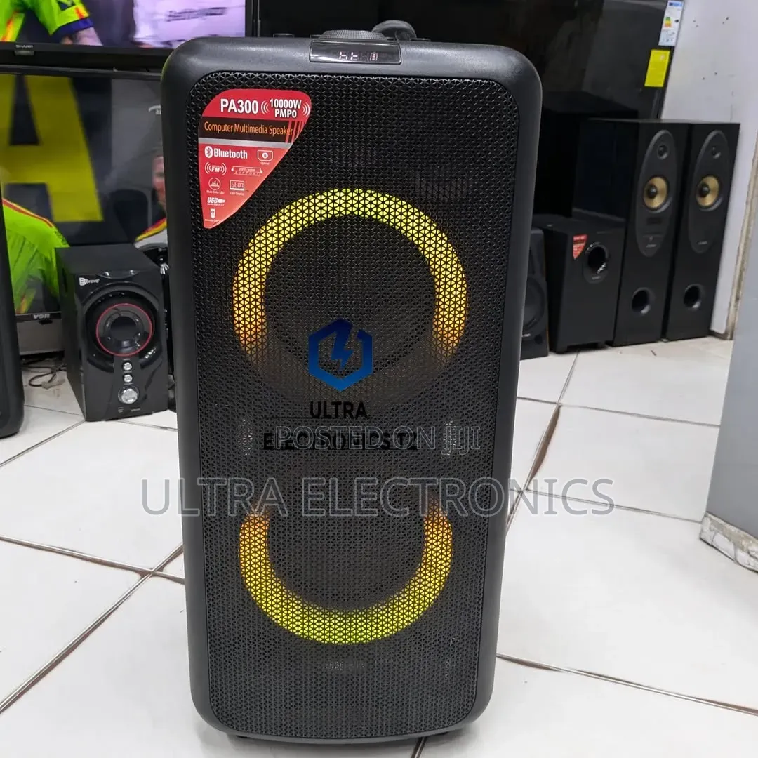 F D Fender Portable Karaoke Rechargeable Speaker With Mic Pa300
