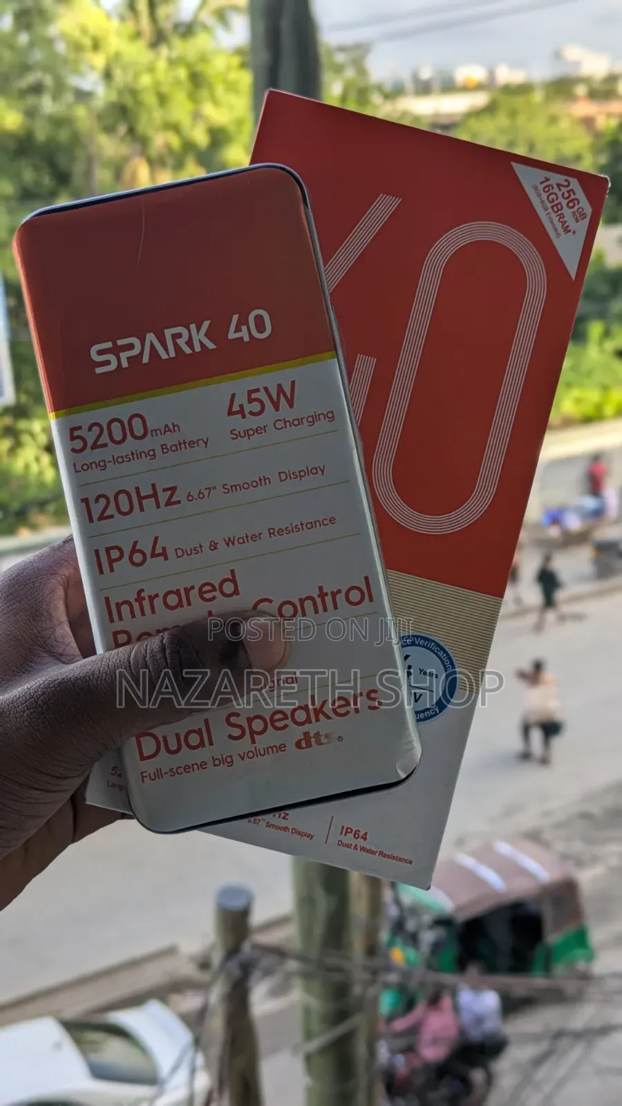 New Tecno Spark 40 256 GB Silver