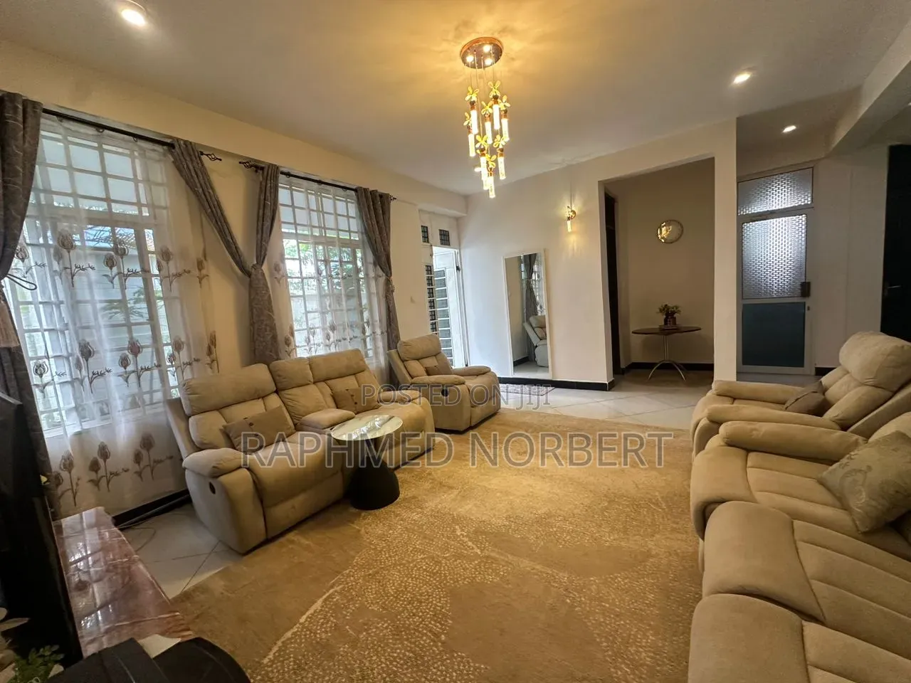 Furnished 3bdrm House in Tanzania Realestates, Central Business Area