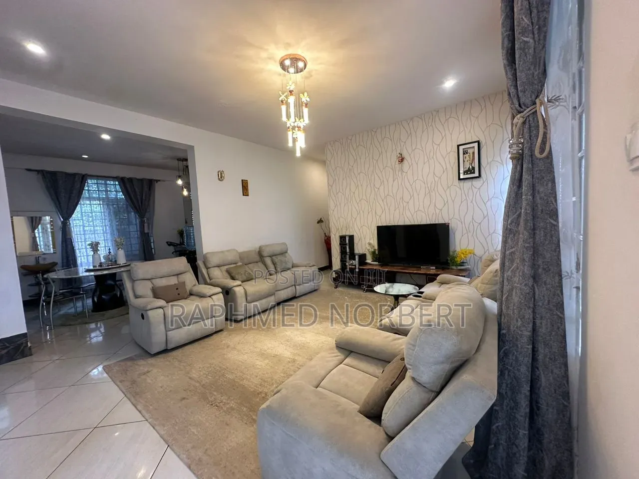 Furnished 3bdrm House in Tanzania Realestates, Central Business Area