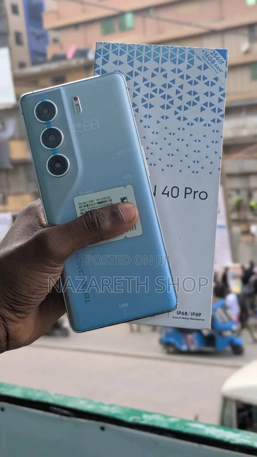 New Tecno Camon 40 Pro 5G 256 GB Blue