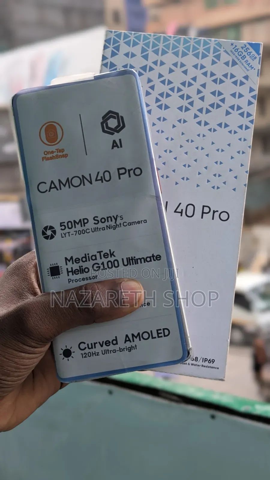 New Tecno Camon 40 Pro 5G 256 GB Blue