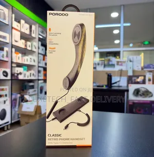 Porodo Classic Retro Phone Handset (Type-C Connector)