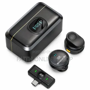 Q8 Wireless Lavalier Microphone With Charging Case Type-C Receiver