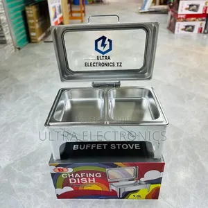 E1stainless Steel Saving Dish/ Chafing Dish/ Buffet Stove Yenye 9 Lita