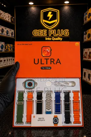 Ultra 7 In 1 Smart Watch – 7 Straps Included
