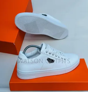 Philip Plein Brand Men's Leather Sneaker Shoes Very Royal