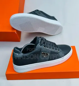 Philip Plein Brand Men's Leather Sneaker Shoes Very Royal
