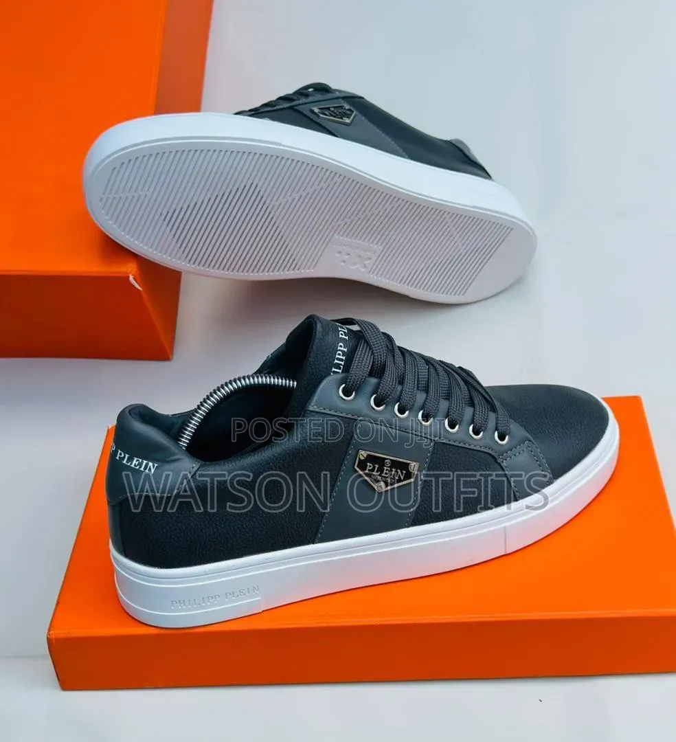 Philip Plein Brand Men's Leather Sneaker Shoes Very Royal