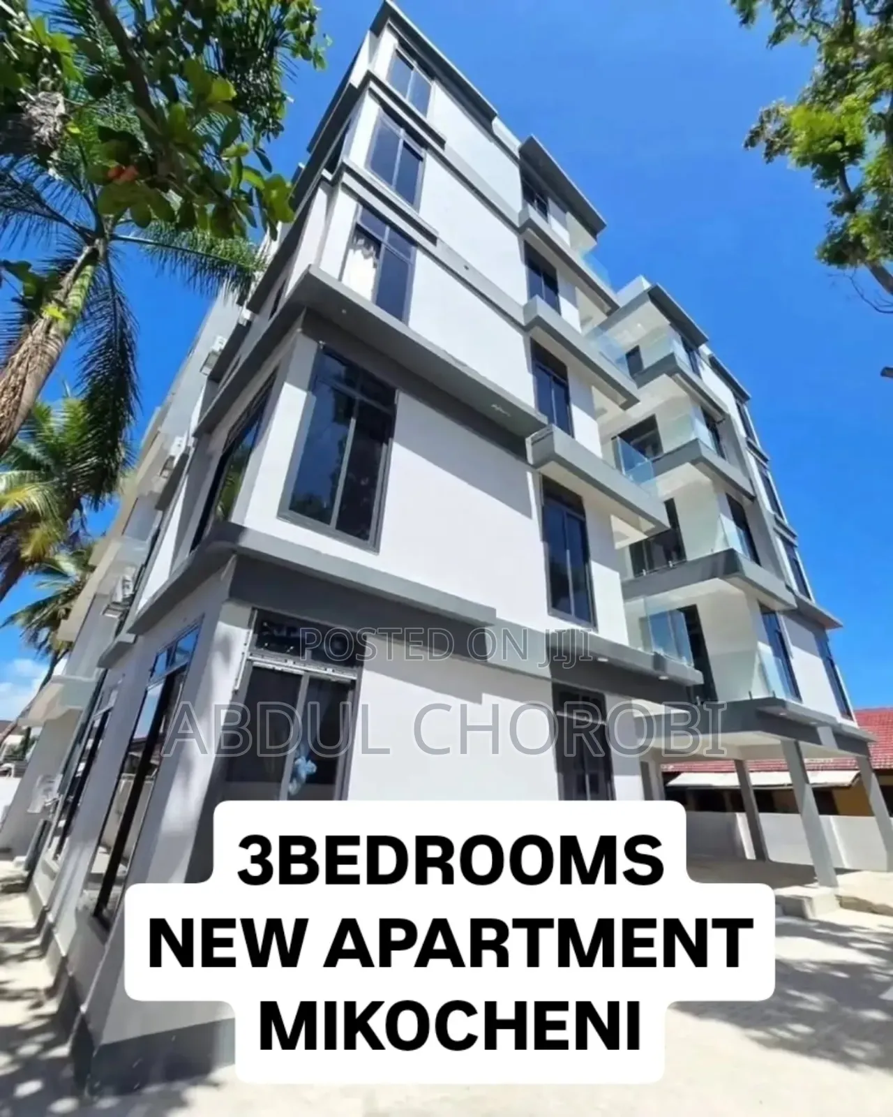 Furnished 3bdrm Apartment in Mikocheni for rent