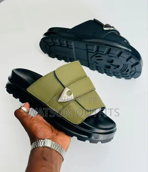 Alexander McQueen Brand Men's Leather Sandals Double Soles Items