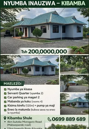 Nyumba Inauzwa Moshi