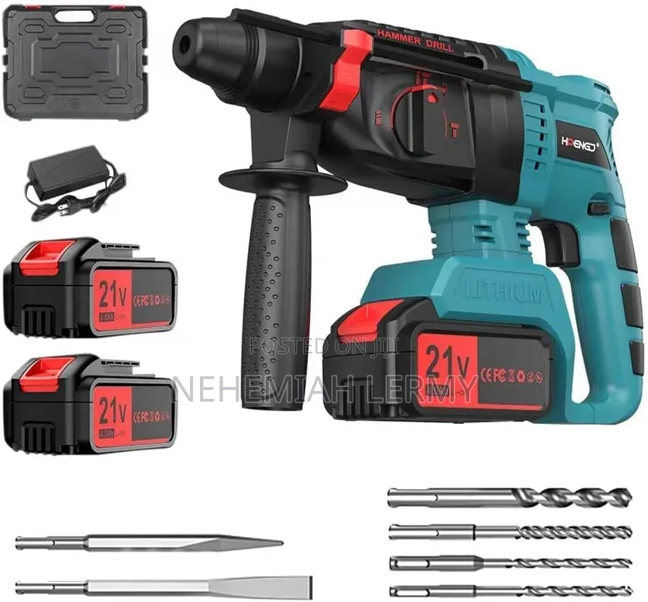 Power Hammer Drill With Toolbox