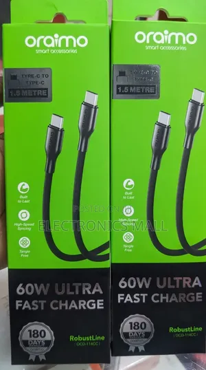 Oraimo Robustline Ocd-114cc Type-C to Type-C Cable