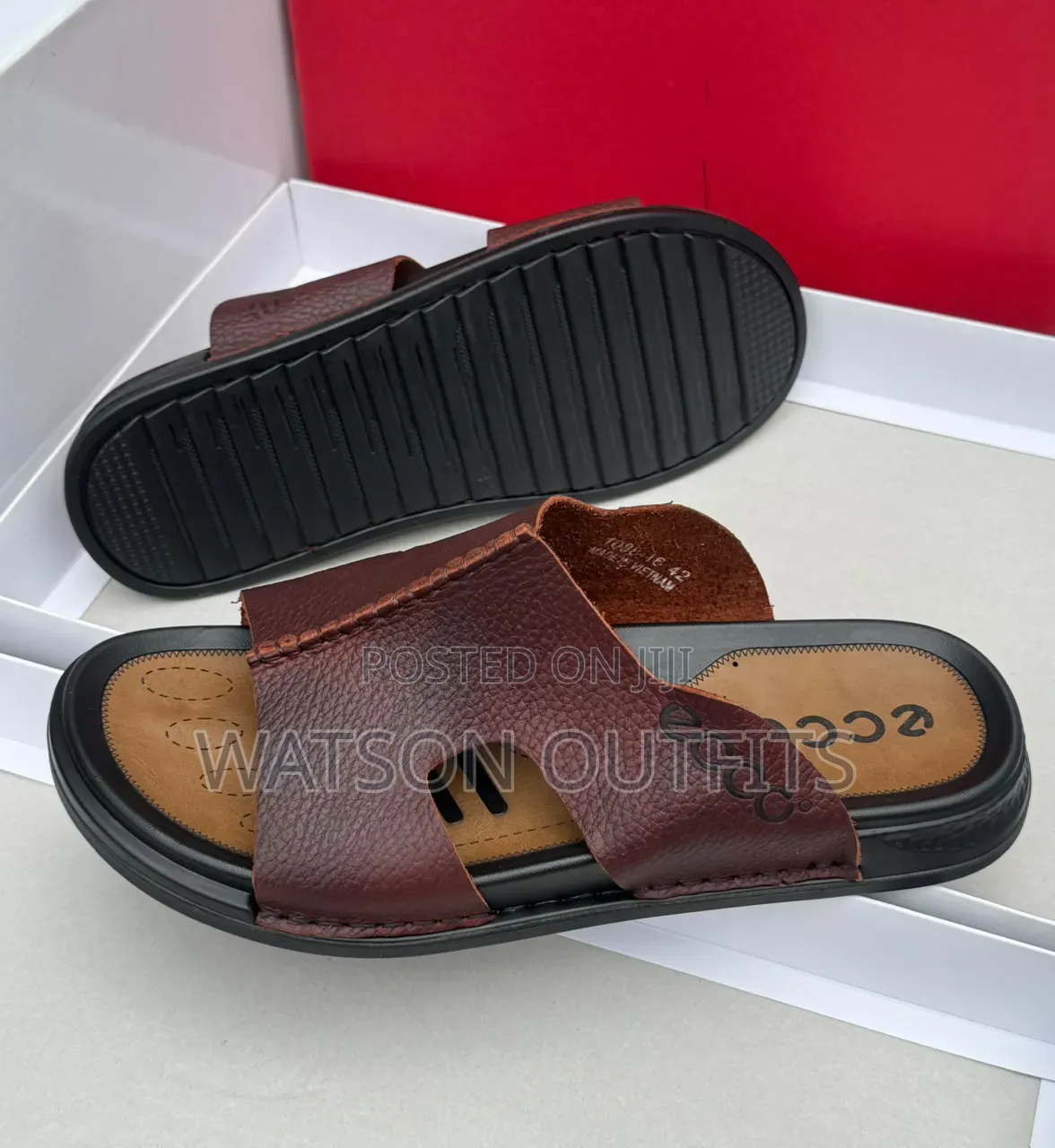 Clarks and Ecco Brands 2 Colours Men's Sandals Fully Nice