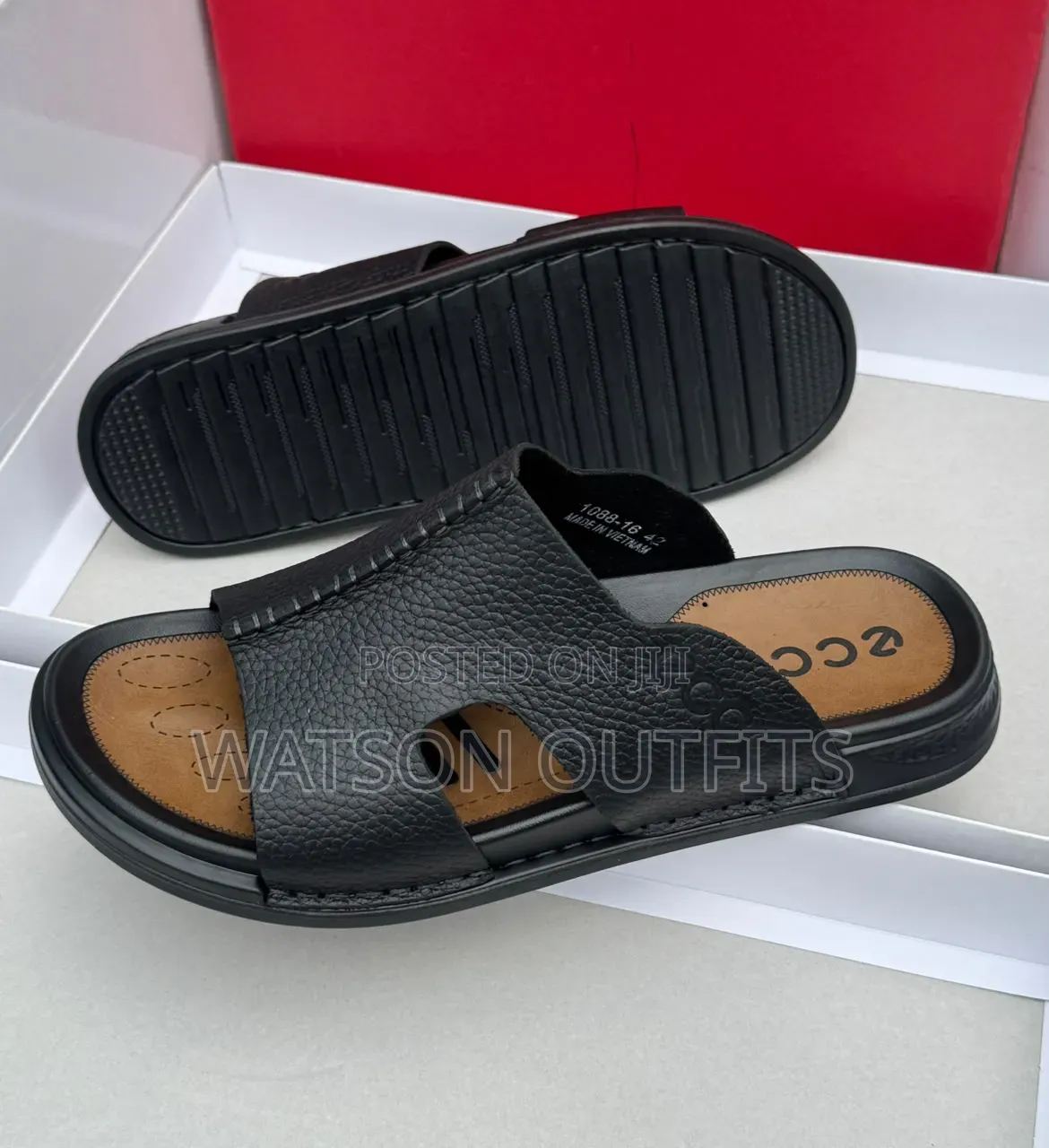 Clarks and Ecco Brands 2 Colours Men's Sandals Fully Nice