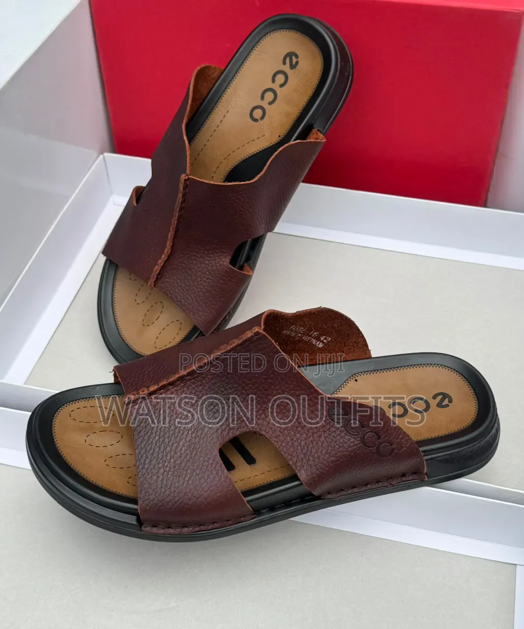 Clarks and Ecco Brands 2 Colours Men's Sandals Fully Nice