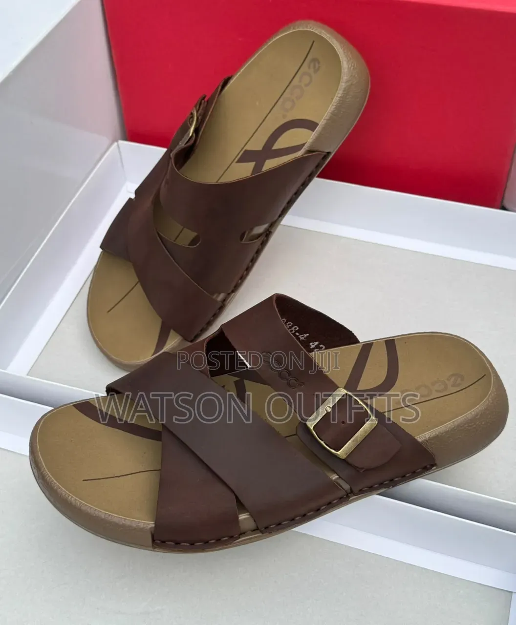 Clarks and Ecco Brands 2 Colours Men's Sandals Fully Nice