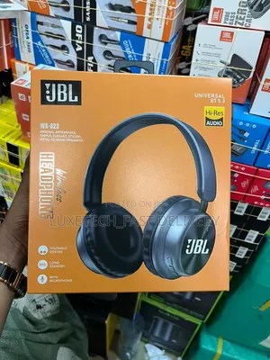 JBL Ws-623 Wireless Headphones – Hi-Res Audio, Foldable, Built-in Mic