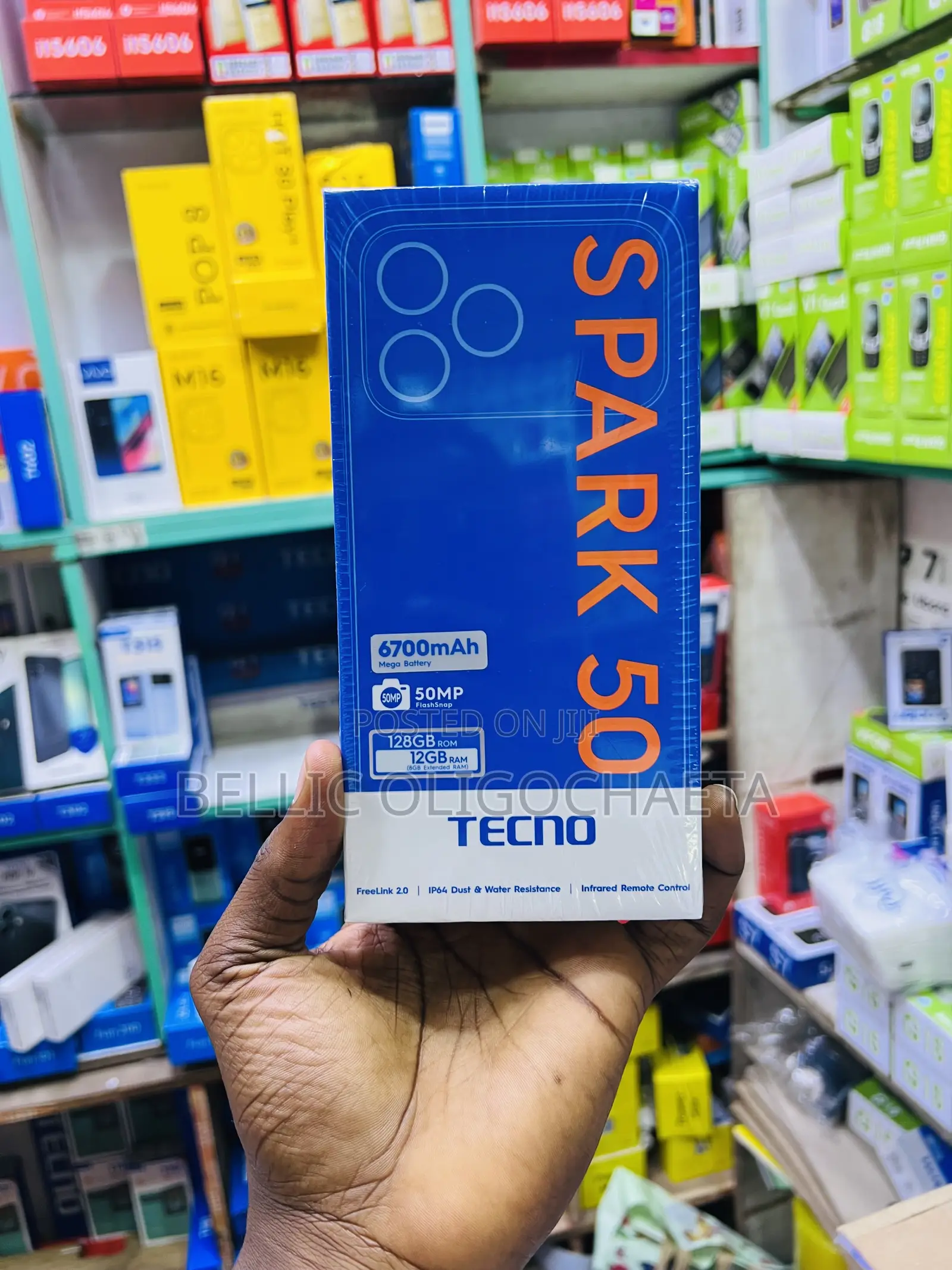 New Tecno Spark 50 128 GB Black