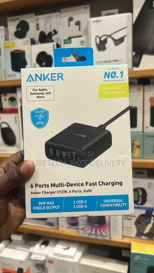 Anker 6-in-1 Gan Desktop Charger 112w