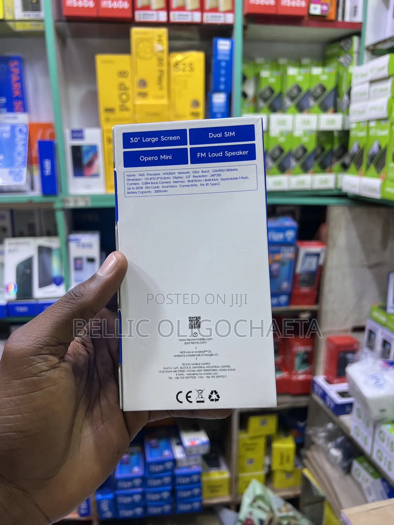 New Tecno T455 Black