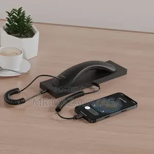 Porodo Classic Retro Phone Handset. Connecting To Your Smartphone