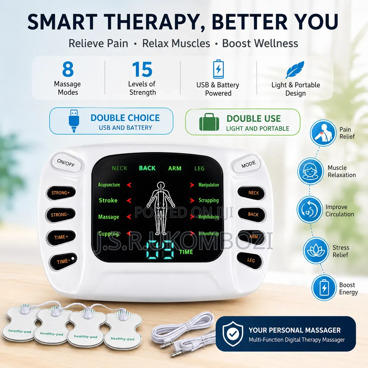 Ytk-309b Digital Therapy Massager