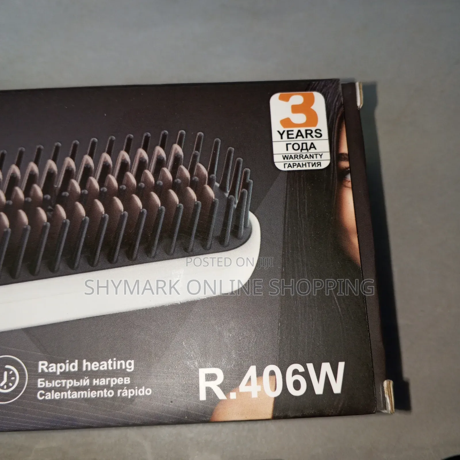Raf Hair Straightener Brush R. 406w