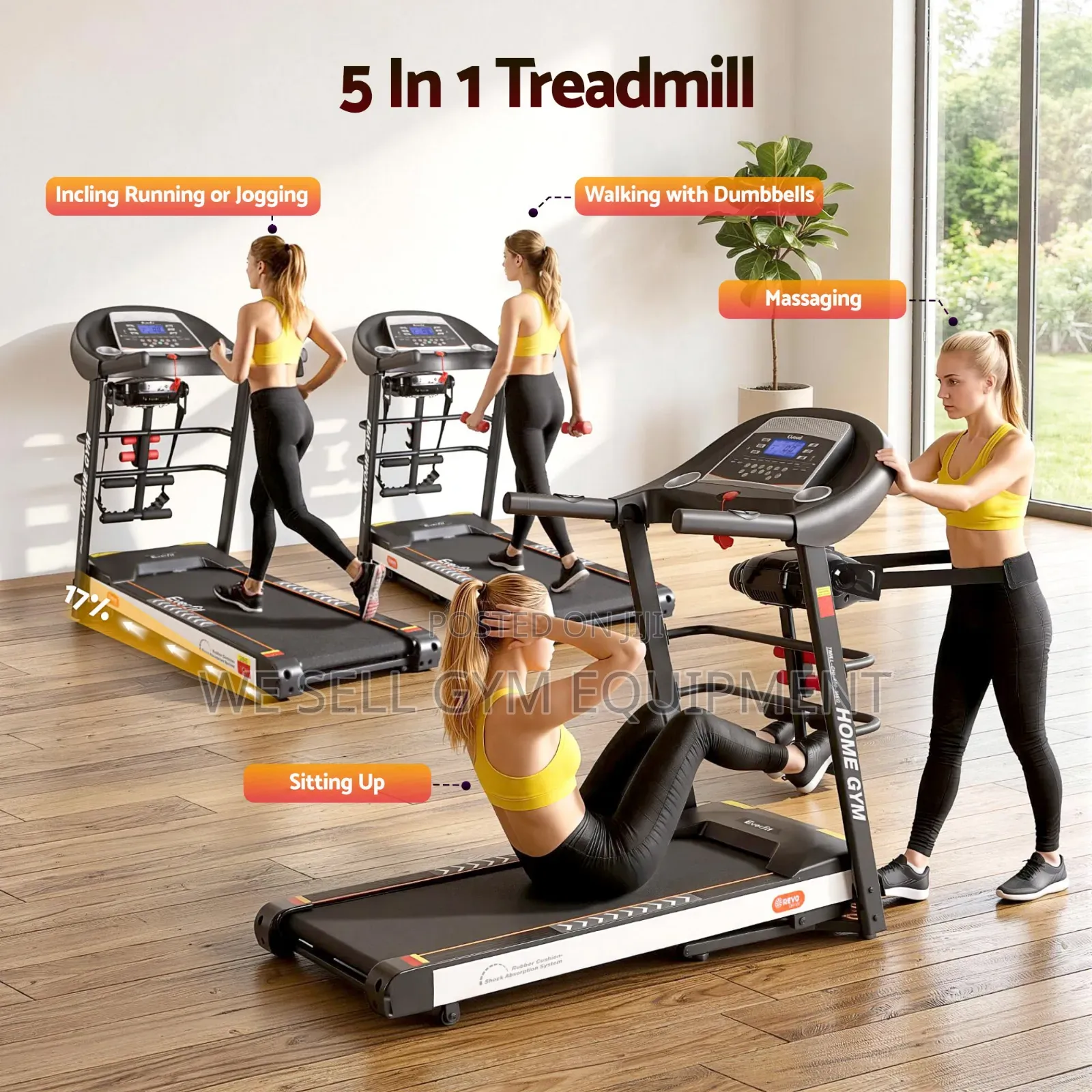 Volcan Treadmill 120kg