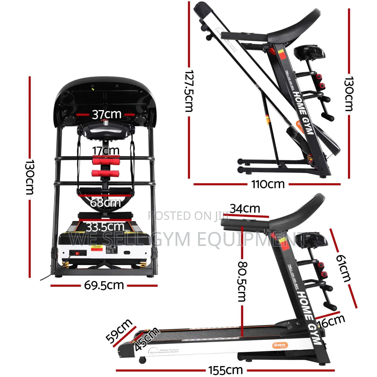 Volcan Treadmill 120kg