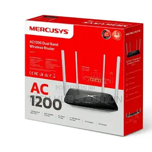 Mercusys Ac12 Ac1200 Dual-Band Wi-Fi Router