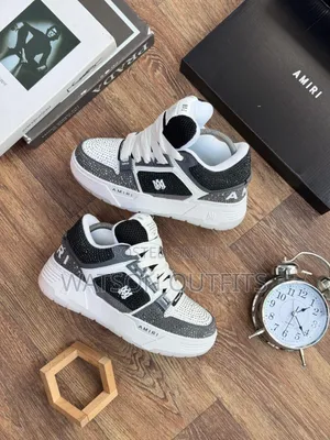Amiri Brand Men's Leather Shoes or Sneaker Shoes Classically Royal