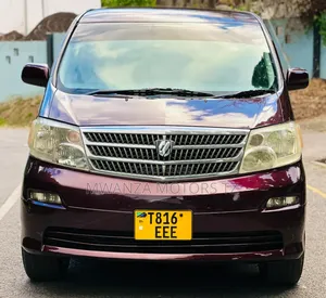 Toyota Alphard 2004 Maroon