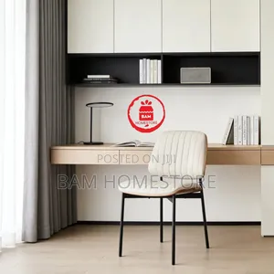 Premium Padded Dining Chair - Kiti Cha Kisasa (Black White)