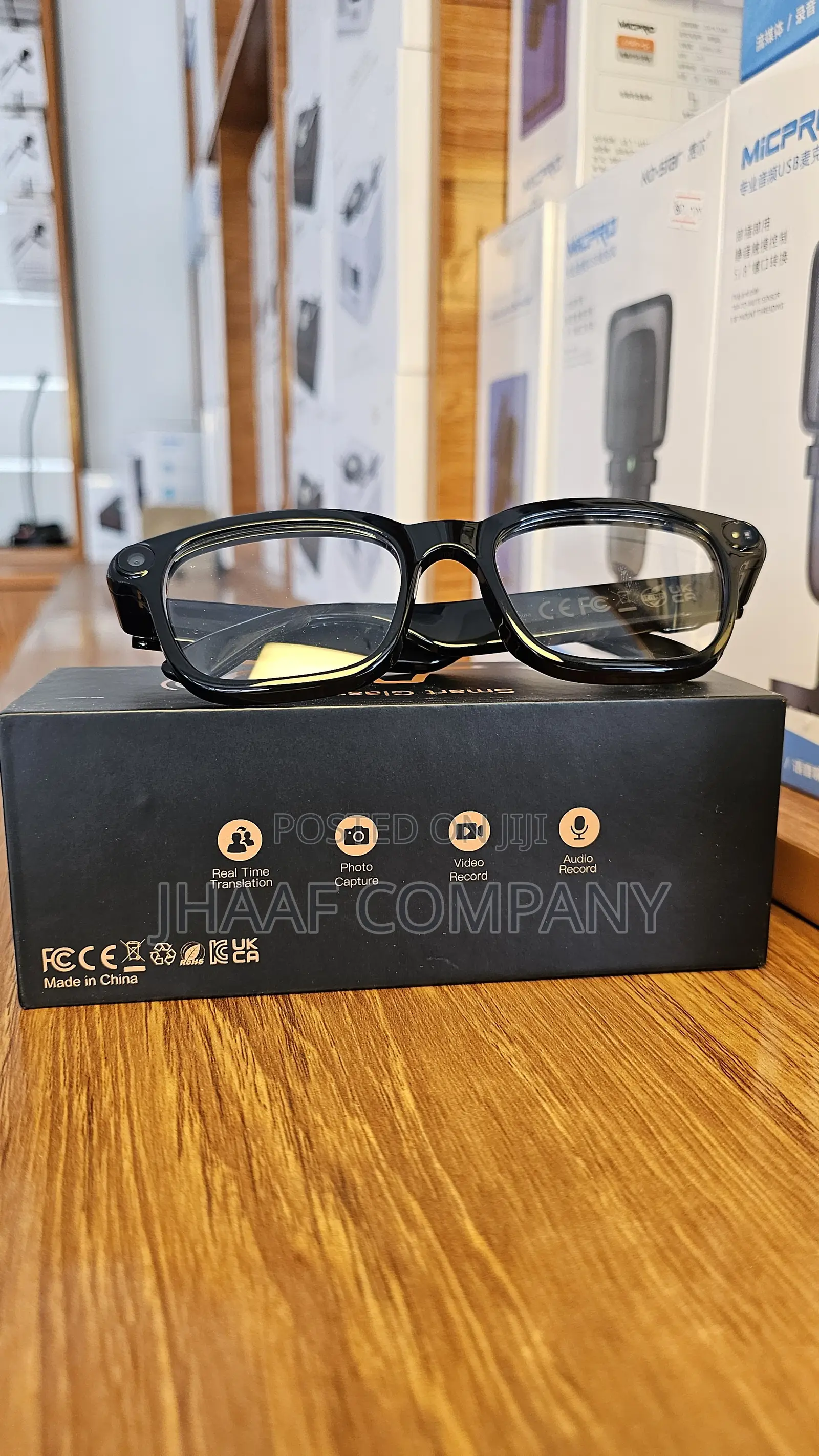 M02s Smart Glasses Transparent Lenses