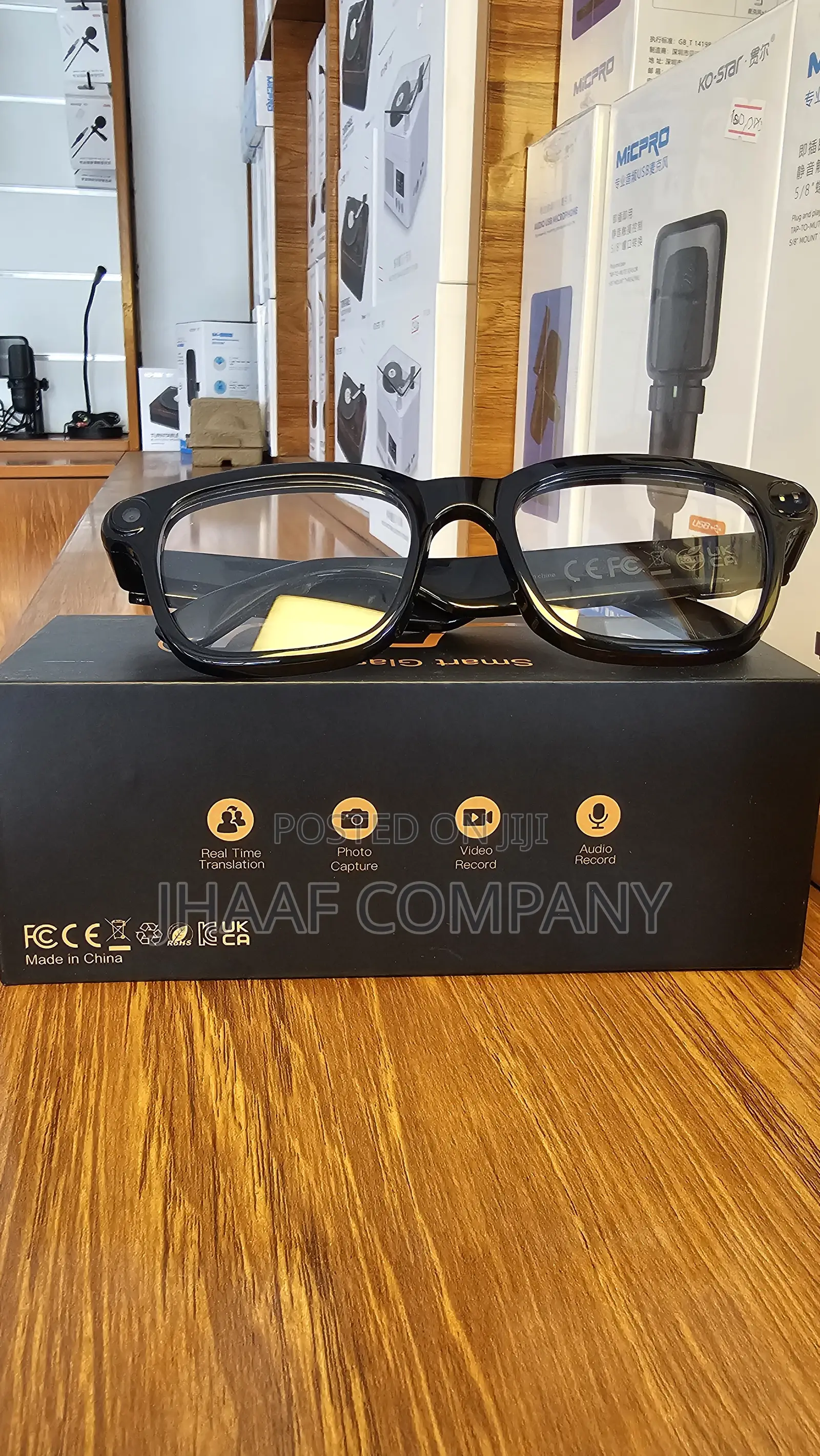 M02s Smart Glasses Transparent Lenses