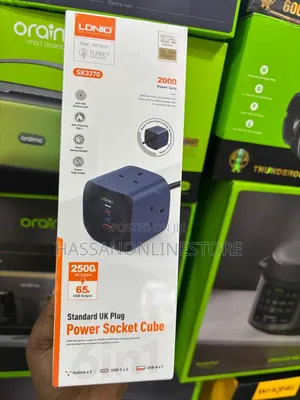 Ldnio Sk3370 6 in 1 Power Socket Cube