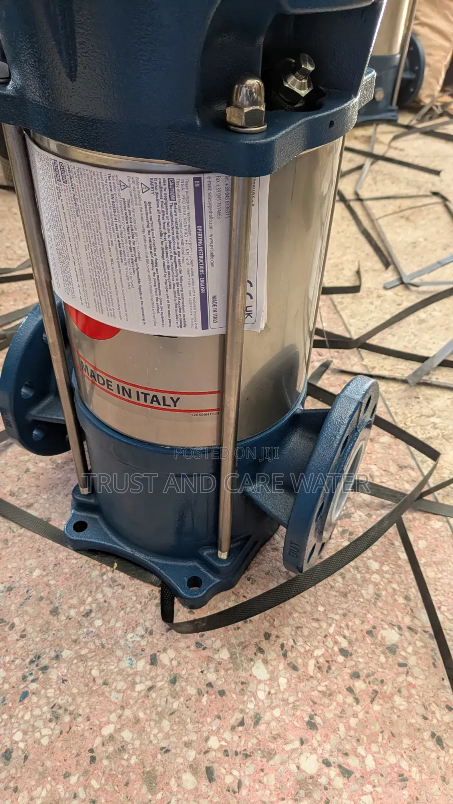 Pedrollo Multistage Pump 12.5hp (Ht 30/5)