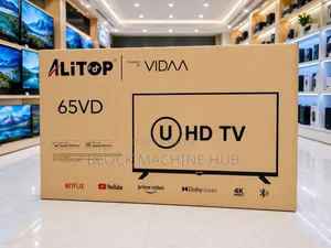 *Lalitop Tv Inch 65 Smart Vidaa Frameless