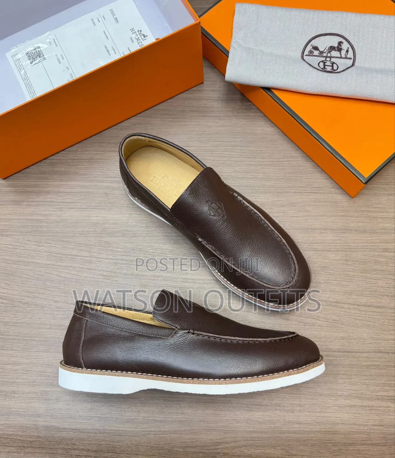Men's Leather Shoes Santoni Brand Materials Quality and Original