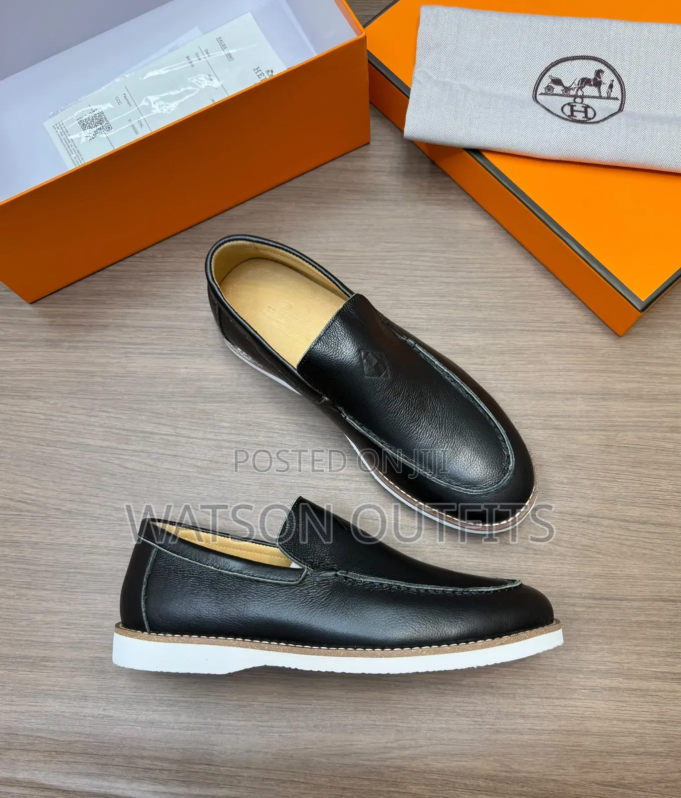 Men's Leather Shoes Santoni Brand Materials Quality and Original
