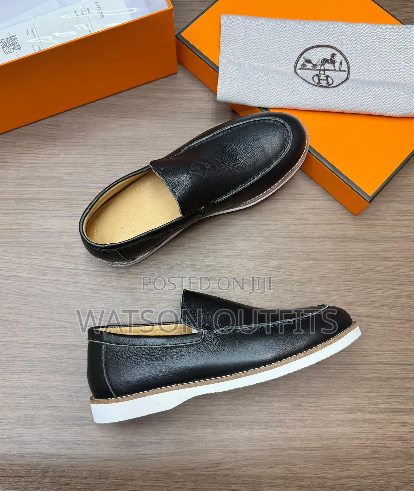 Men's Leather Shoes Santoni Brand Materials Quality and Original