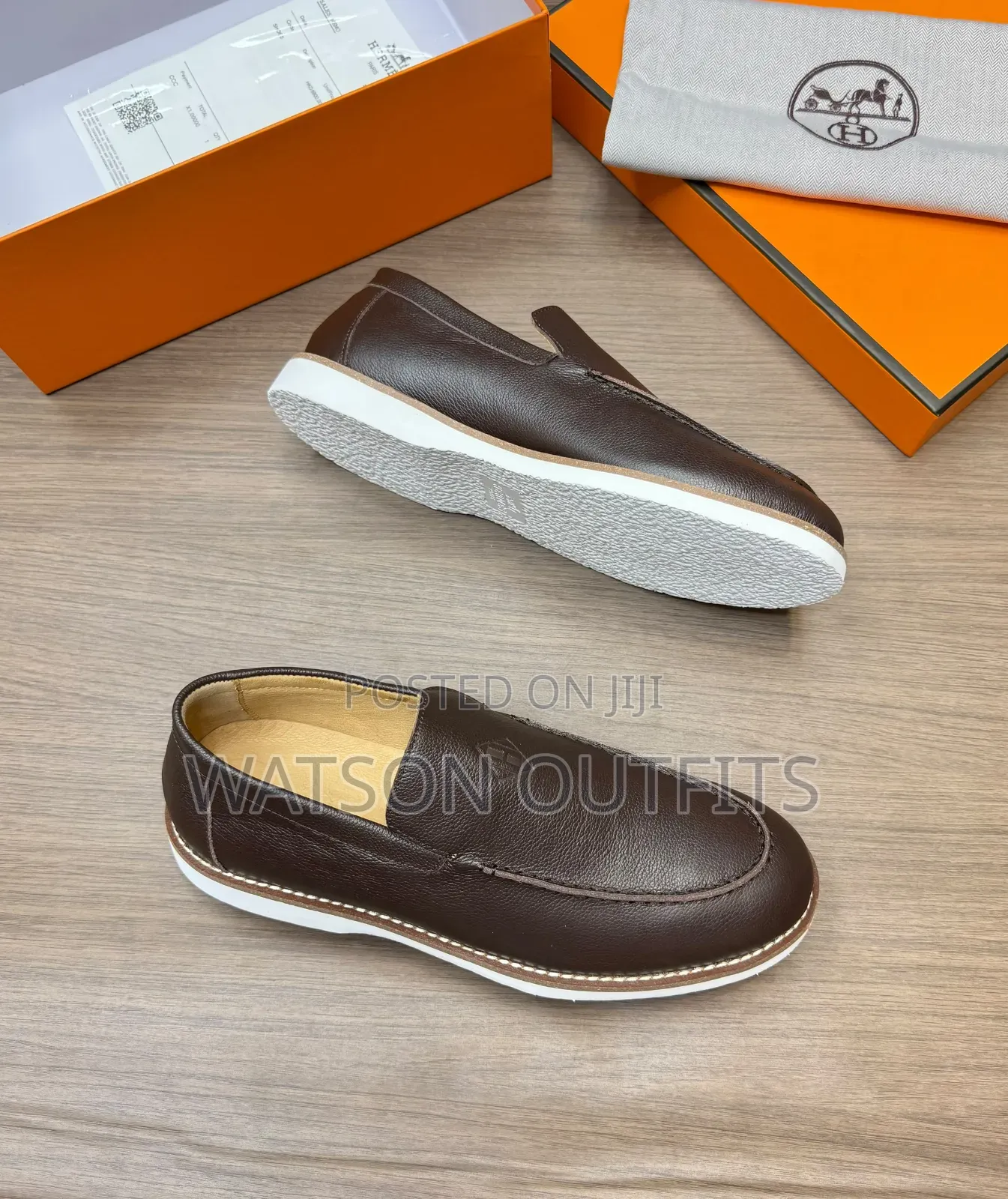 Men's Leather Shoes Santoni Brand Materials Quality and Original