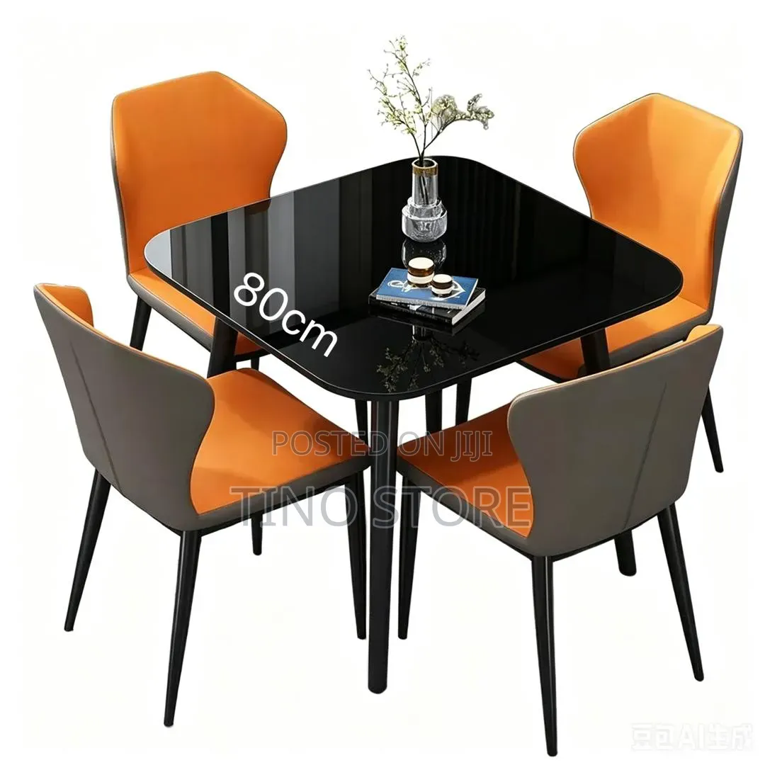 Modern Square Dining Table Set