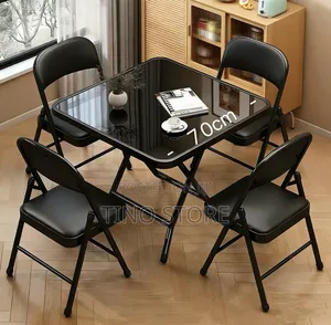 Modern Folding Dining Table Set