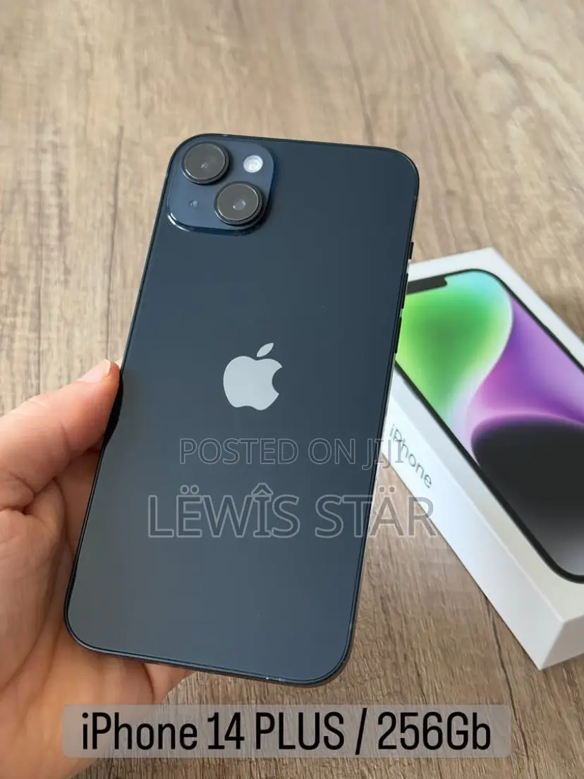 New Apple iPhone 14 Plus 256 GB Black